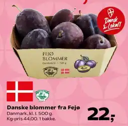 Kvickly Danske blommer fra Fejø tilbud