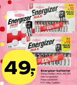 Kvickly Energizer batterier tilbud