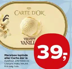 Kvickly Marabou ispinde eller Carte d'Or is tilbud