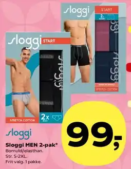 Kvickly Sloggi MEN 2-pak tilbud