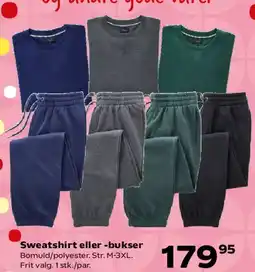 Kvickly Sweatshirt eller -bukser tilbud