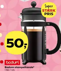 Kvickly Bodum stempelkande tilbud