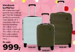 Kvickly Hardcase kufferter (sæt) tilbud