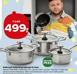 Kvickly Sobczyk hybrid grydesæt 6 dele tilbud