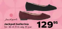 Kvickly Jackpot ballerina tilbud