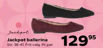 Kvickly Jackpot ballerina tilbud