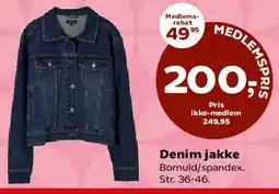 Kvickly Denim jakke tilbud