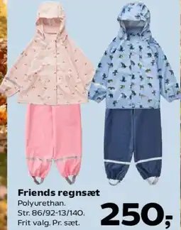 Kvickly Friends regnsæt tilbud
