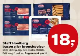Kvickly Steff Houlberg bacon eller brunchpølse tilbud
