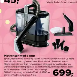 Kvickly Pletrenser med damp tilbud