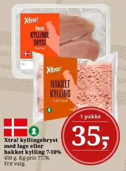 Dagli'Brugsen Xtra! kyllingebryst eller hakket kylling 7-10% tilbud