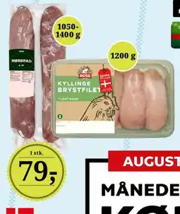 Dagli'Brugsen Kyllingebrystfilet / 2-pak mørbrad af gris tilbud