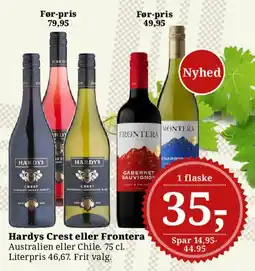 Dagli'Brugsen Hardys Crest eller Frontera vin tilbud