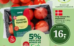 Dagli'Brugsen Coop tomater fra Regnemark tilbud