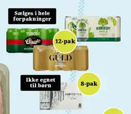 Dagli'Brugsen Tuborg / Guld / Somersby (hele forpakninger) tilbud