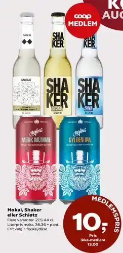 Dagli'Brugsen Mokai, Shaker eller Schøitz tilbud