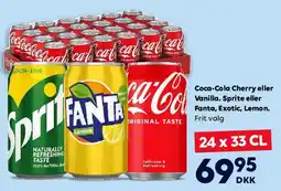 BorderShop Coca‑Cola / Sprite / Fanta assortment tilbud