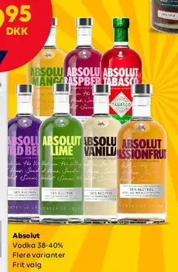 BorderShop Absolut Vodka (varianter) tilbud