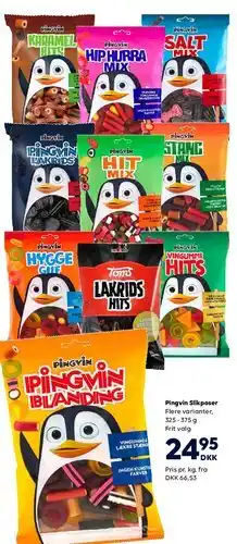 BorderShop Pingvin slikposer (bags) tilbud