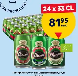 BorderShop Tuborg Classic (24 x 33 CL) tilbud