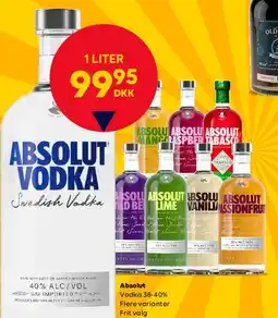 BorderShop Absolut Vodka tilbud