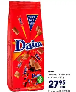 BorderShop Daim Travel Pack Mini Milk Caramel tilbud
