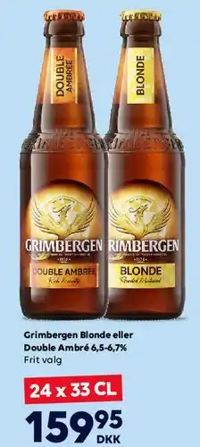 BorderShop Grimbergen Blonde / Double Ambrée tilbud