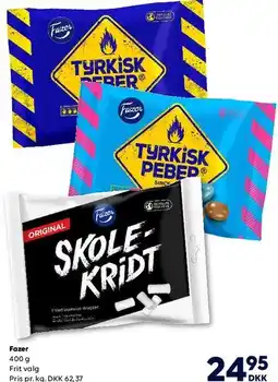 BorderShop Fazer Skolekridt / Tyrkisk Peber tilbud