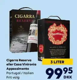 BorderShop Cigarra Reserva / Casa Vinicola Appassimento tilbud