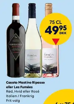BorderShop Casato Mastino Ripasso / Les Fumées tilbud