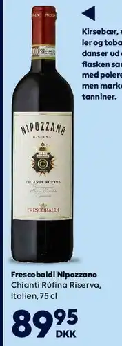 BorderShop Frescobaldi Nipozzano Chianti Rufina Riserva tilbud