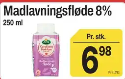 ABC Lavpris Madlavningsfløde 8% tilbud