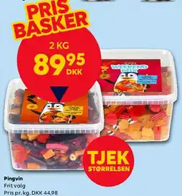 BorderShop Pingvin slik - 2 kg tilbud