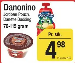 ABC Lavpris Danonino (pouch / budding) tilbud