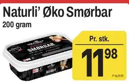 ABC Lavpris Naturli' Øko Smørbar tilbud