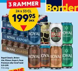 BorderShop Øl - 3 rammer (24 x 33 cl) tilbud
