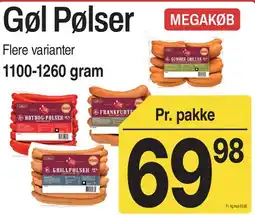 ABC Lavpris Gøl Pølser tilbud