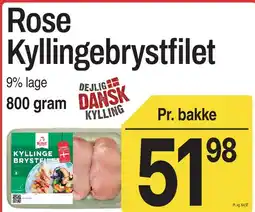 ABC Lavpris Rose Kyllingebrystfilet tilbud