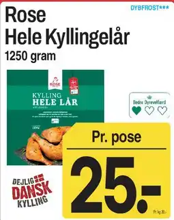 ABC Lavpris Rose Hele Kyllingelår tilbud