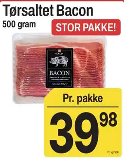ABC Lavpris Tørsaltet Bacon tilbud