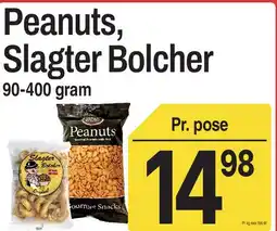 ABC Lavpris Peanuts / Slagter Bolcher tilbud