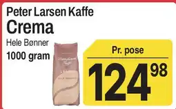 ABC Lavpris Peter Larsen Kaffe Crema tilbud
