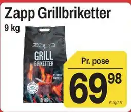 ABC Lavpris Zapp Grillbriketter tilbud