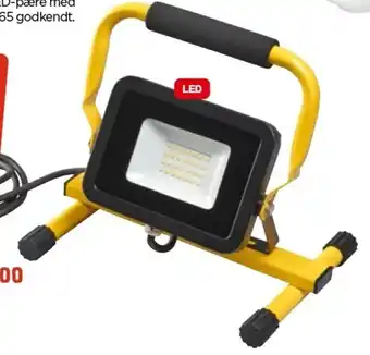 jem & fix Led -Projektør På Stativ Sortlakeret Aluminum.Inkl.Led-Pære Med Op Til 25.000 Brændetimer (50W) tilbud