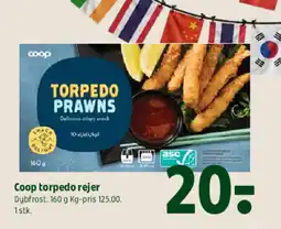 Coop 365 Dybfrost Coop torpedo rejer tilbud