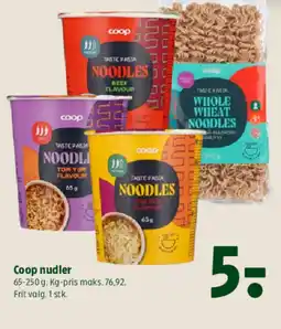 Coop 365 Coop nudler tilbud