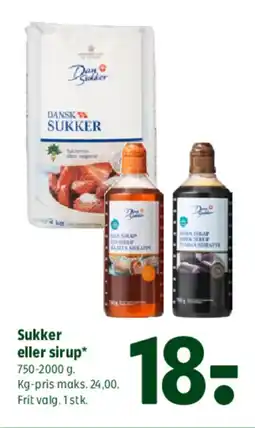 Coop 365 Sukker eller sirup* tilbud