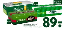 Coop 365 Carlsberg eller Tuborg øl* tilbud