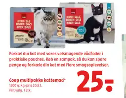 Coop 365 Coop multipakke kattemad* tilbud