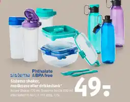 Coop 365 Sistema shaker, madkasse eller drikkedunk* tilbud